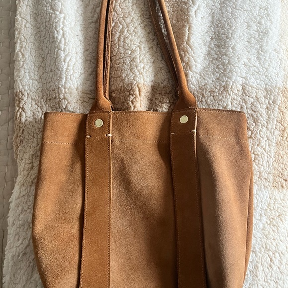 Clare V Tan Suede Tote - Picture 2 of 9